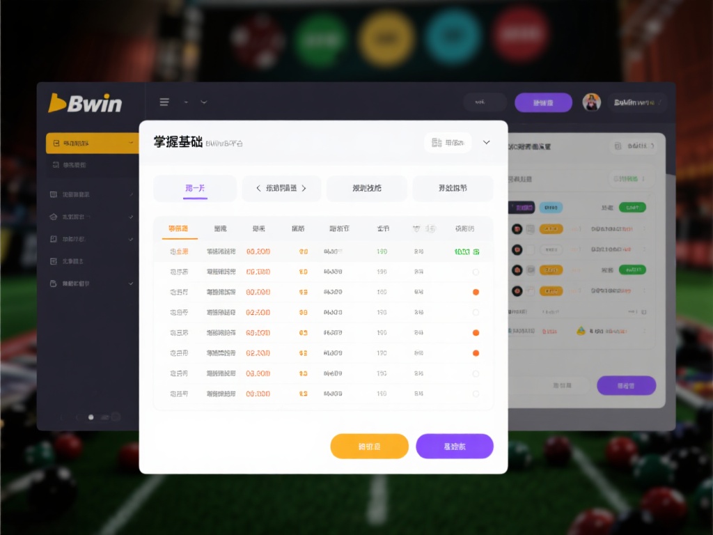 必赢bwin投注的详细教程与高手实战心得分享 掌握基础:必赢bwin的投注界面设置和规则技巧