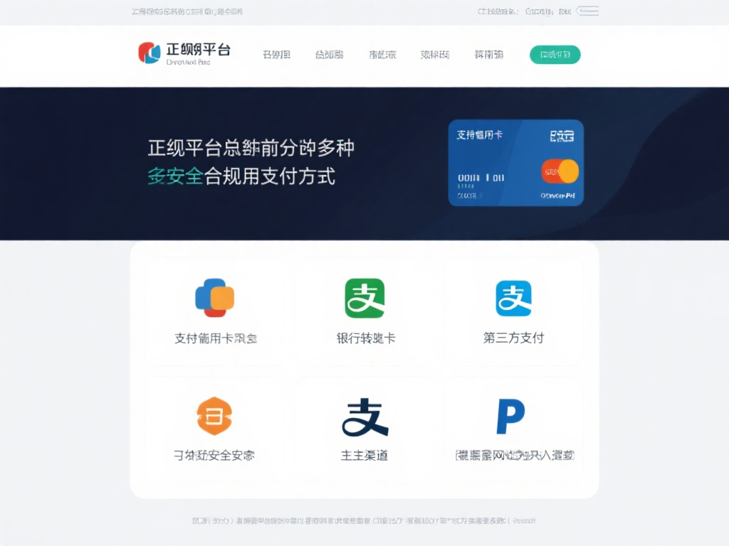 正规平台通常会提供多种安全、合规的支付方式。例如，