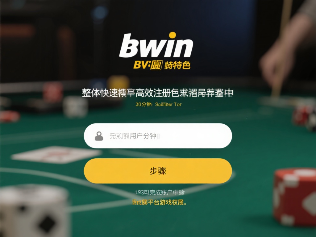 快速且高效的注册流程是bwin必赢的一大特色。整个